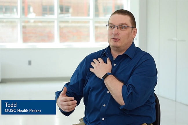 Shoulder replacement patient Todd